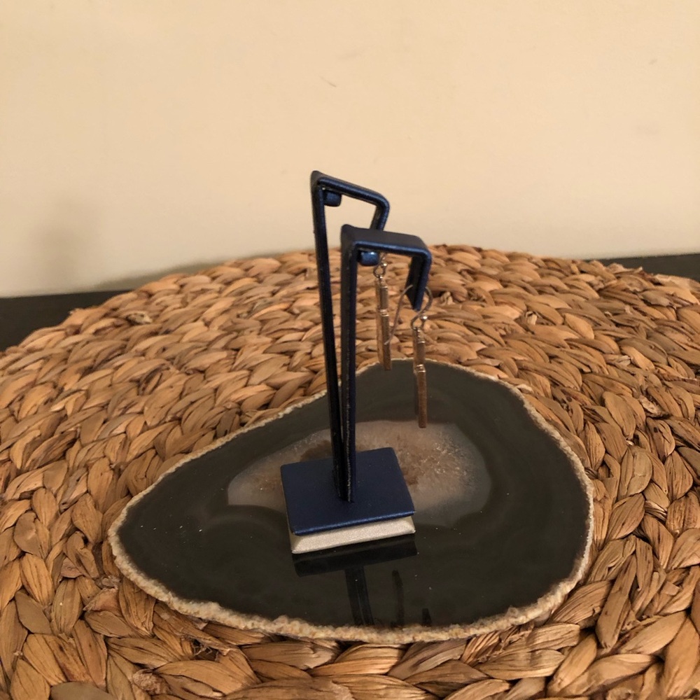 Sterling Pierced Native Motif Earrings - Picture 2 of 6